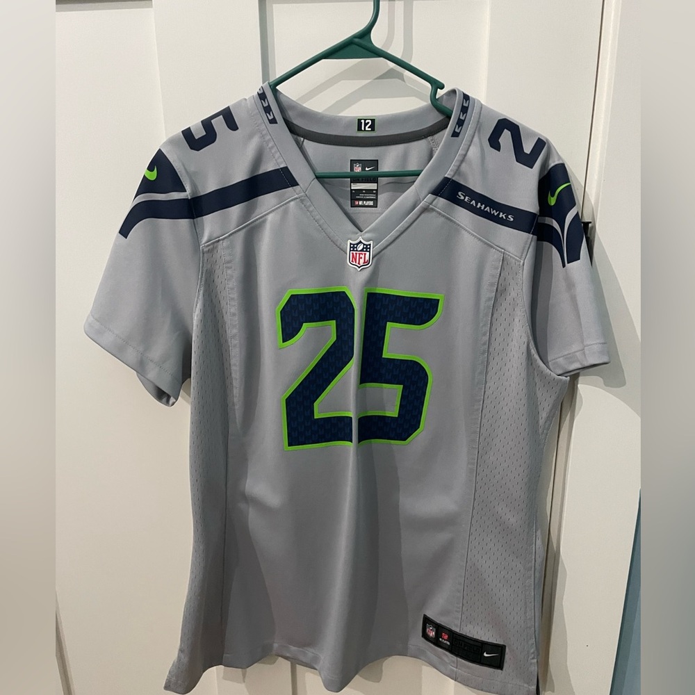Women’s XL Seahawks NFL in field #25 Sherman Jersey